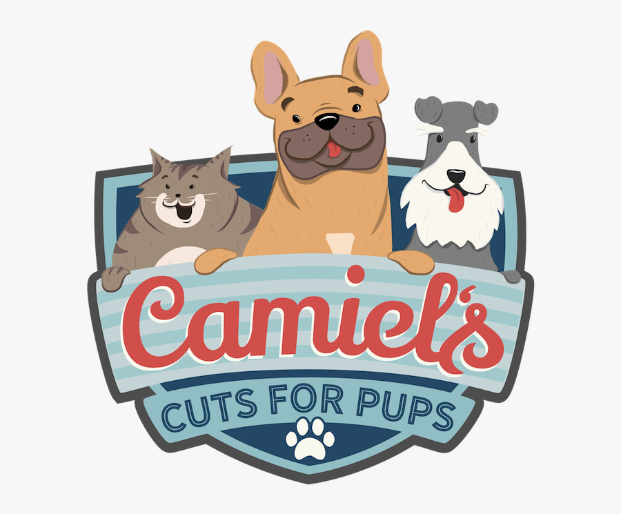 Camiels Cuts For Pups Logo Dog Grooming Los Angeles - Los Angele Pet Grooming, Transparent Clipart