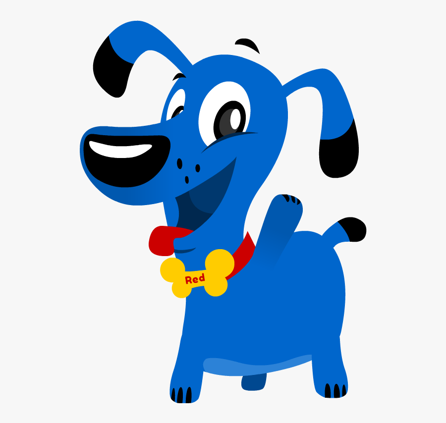 Blue Wheeler Dog Cartoon , Free Transparent Clipart - ClipartKey