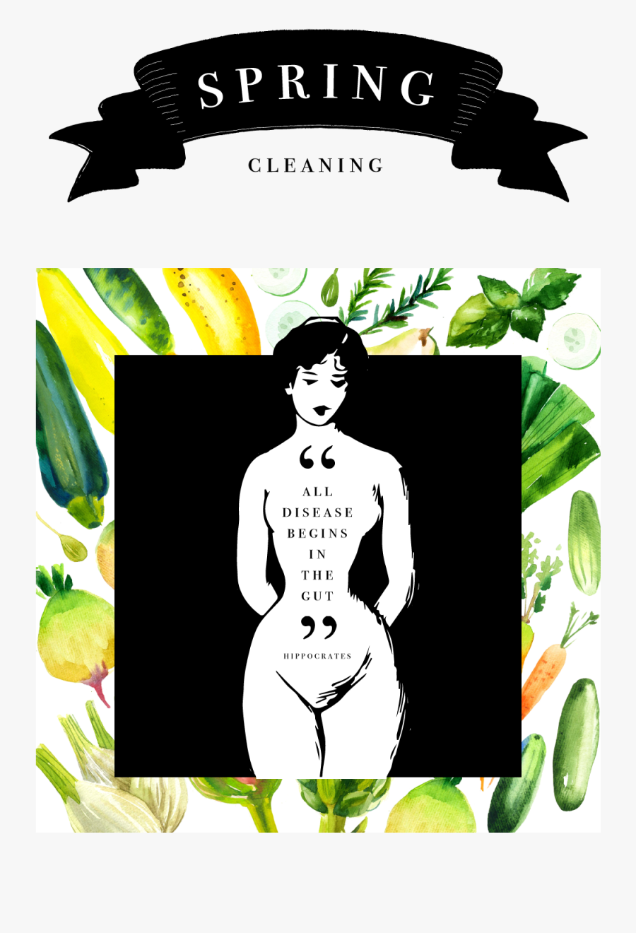 Spring Clean Your Gut, Transparent Clipart