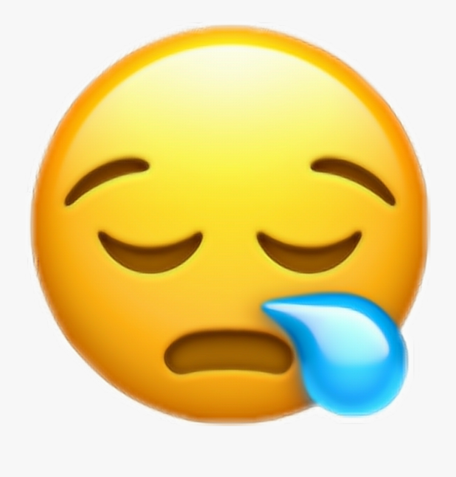 Tired Emoji Png - Sleepy Face Emoji Png, Transparent Clipart