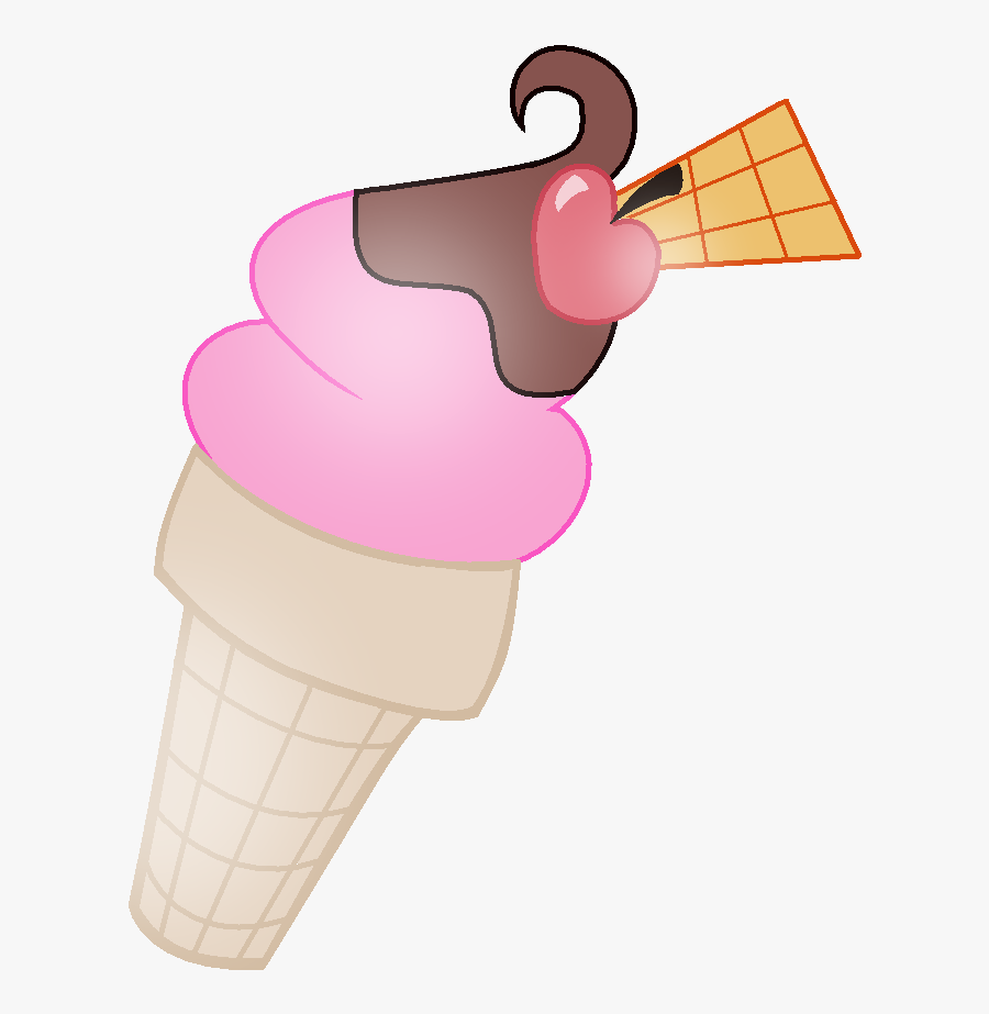 Rockcandycutie"s Sweet Sundae Cutiemark By Wishingwellbro - Ice Cream Cone, Transparent Clipart