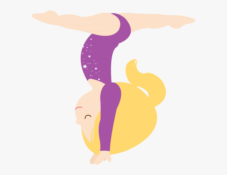 Tumbling Clipart Cartoon - Girl Gymnastic Clip Art , Free Transparent ...