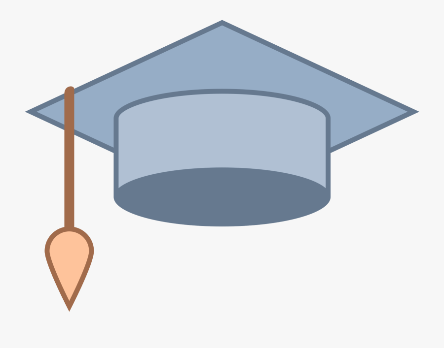 Graduation Cap Icon - Иконка Шапочка Выпускника, Transparent Clipart