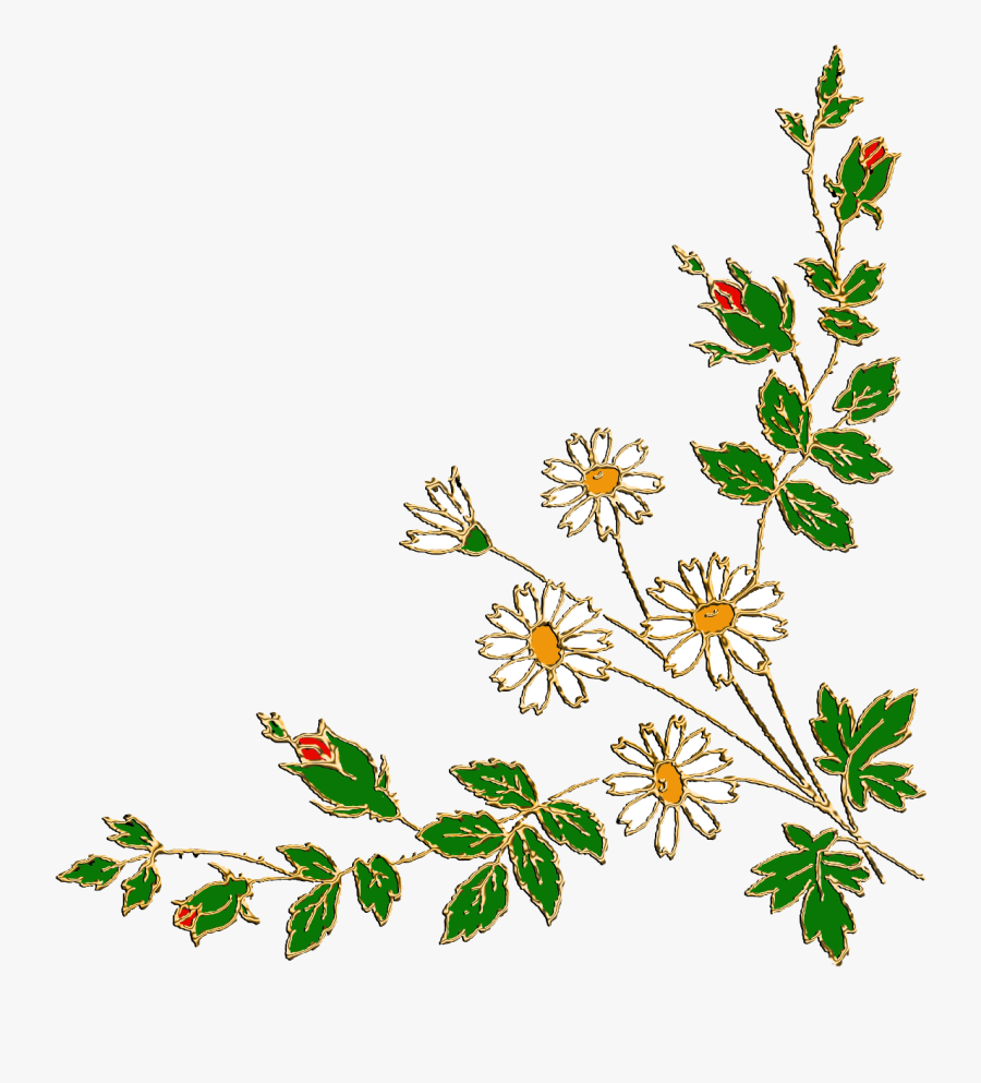 Floral Design Plant Stem - Desain Bunga Dan Daun , Free Transparent