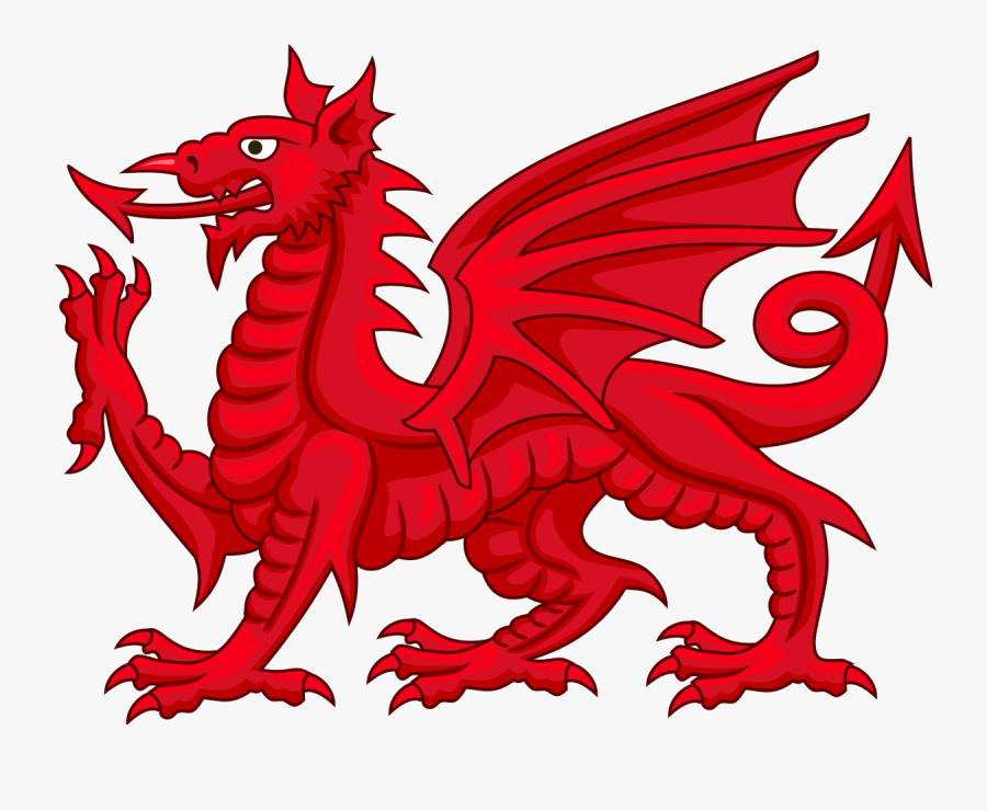 Red Dragon Wales, Transparent Clipart