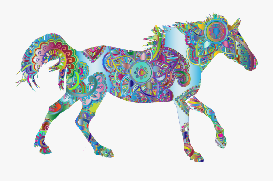 Visual Arts,horse,art - Horse Black In White, Transparent Clipart