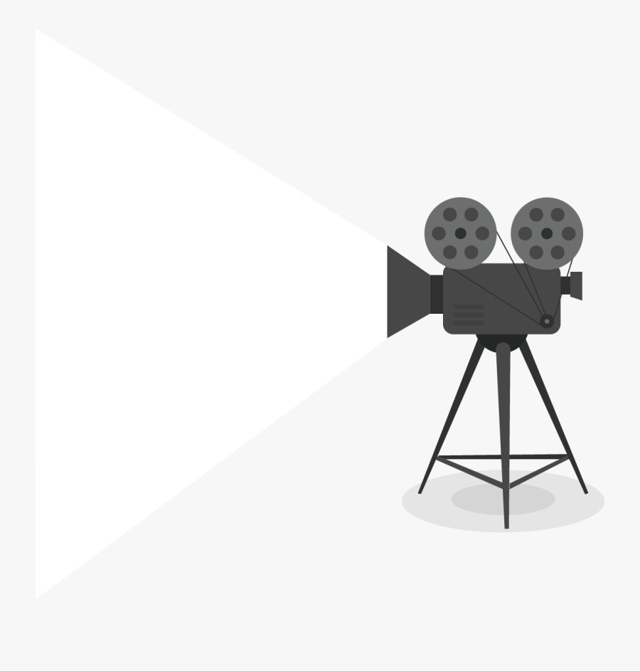 Transparent Filming Clipart - Cinema Projector Vector, Transparent Clipart