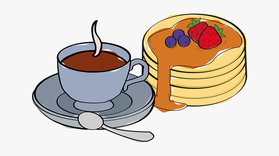 Breakfast, Coffee Break, Pancakes, Food, Morning Food, Transparent Clipart