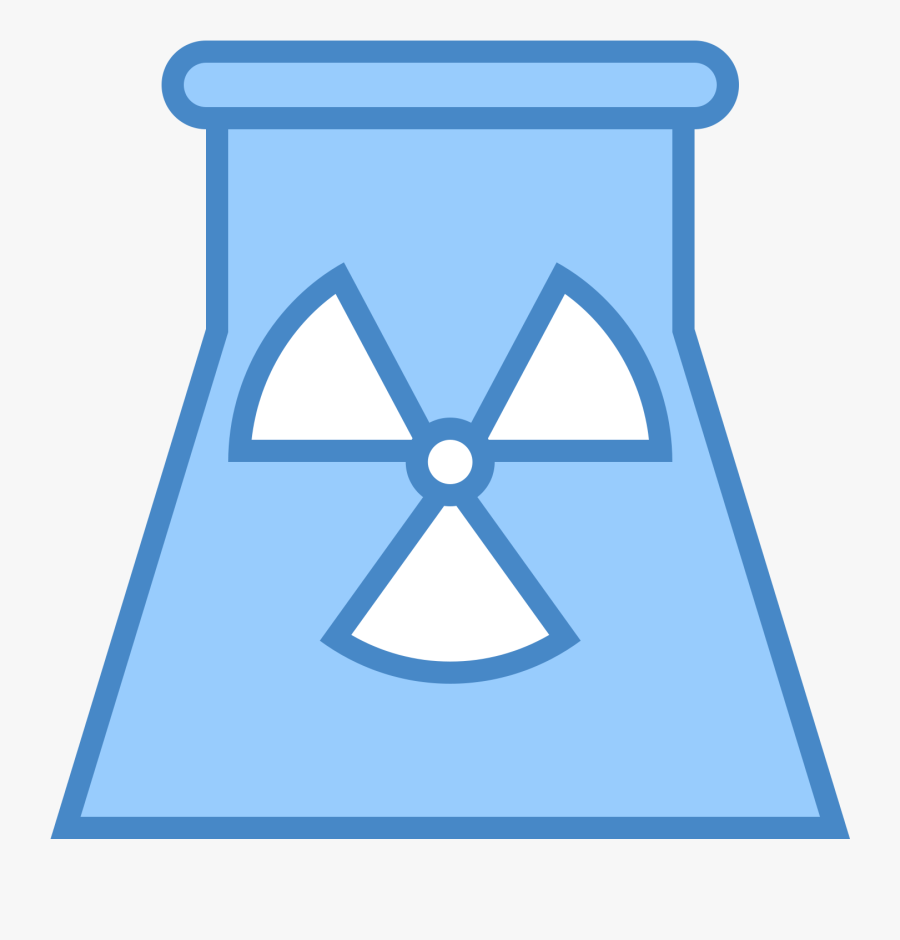 Nuclear Power Plant Icon Free Png And Svg Download - Power Station, Transparent Clipart