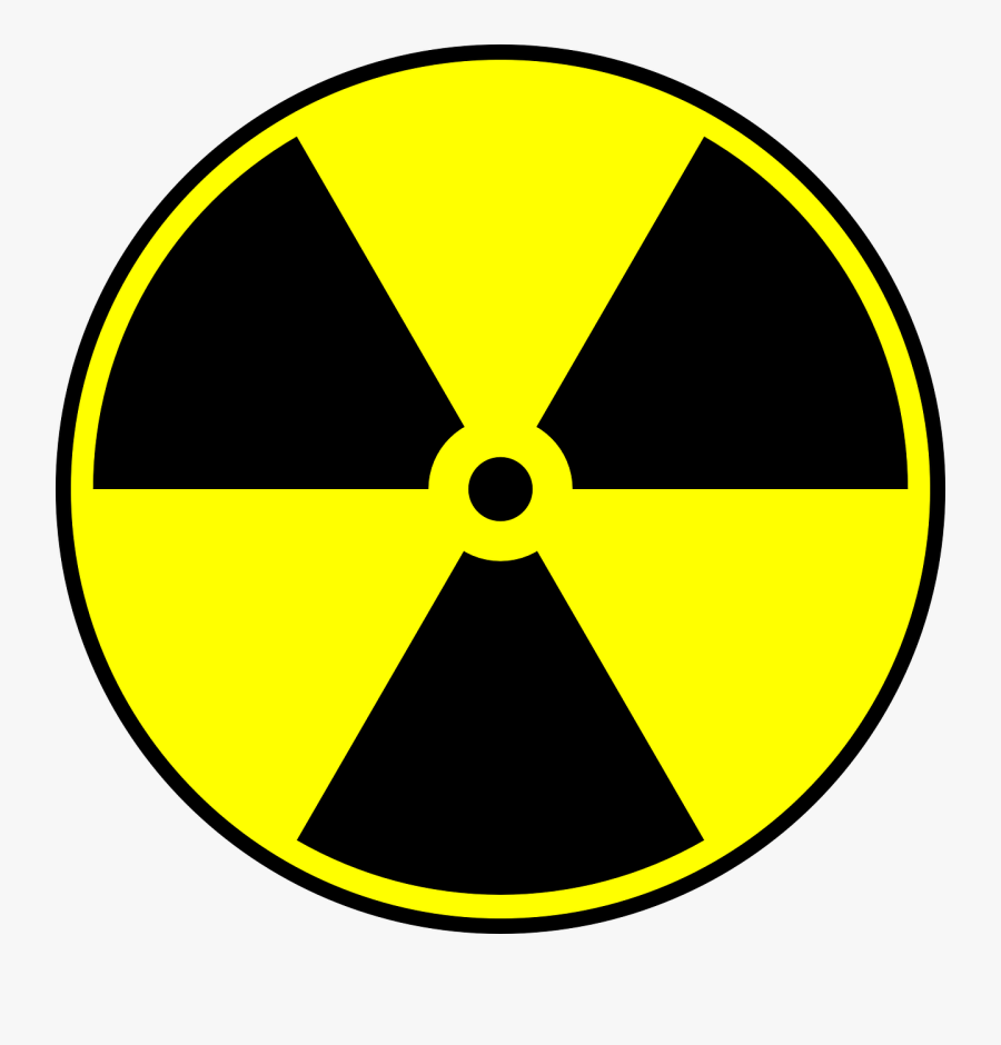 Nuclear Hazard Symbol, Transparent Clipart