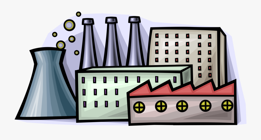 Vector Illustration Of Nuclear Power Plant Provides - Cradle To Cradle Cycle, Transparent Clipart