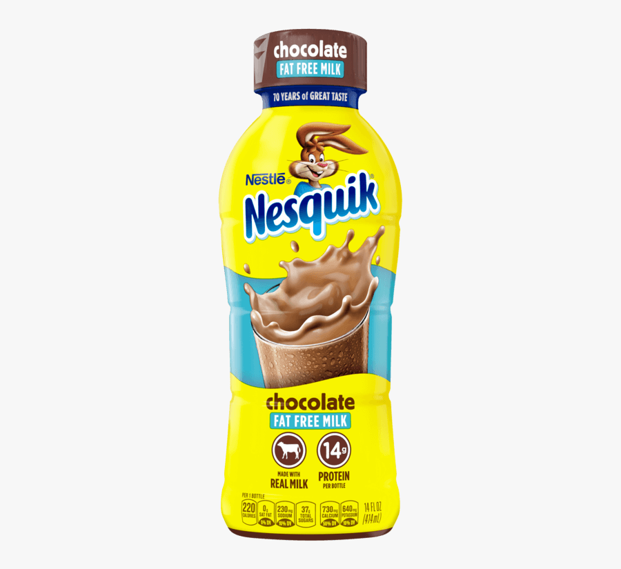 Nesquik Chocolate Milk, Transparent Clipart
