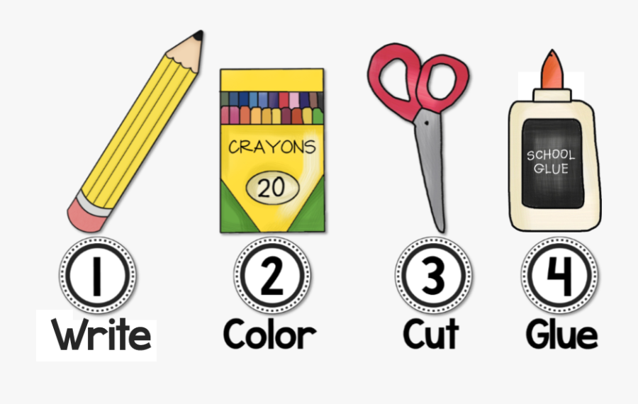 Visual Direction Cues For Your Whiteboard - Glue Classroom Clipart, Transparent Clipart