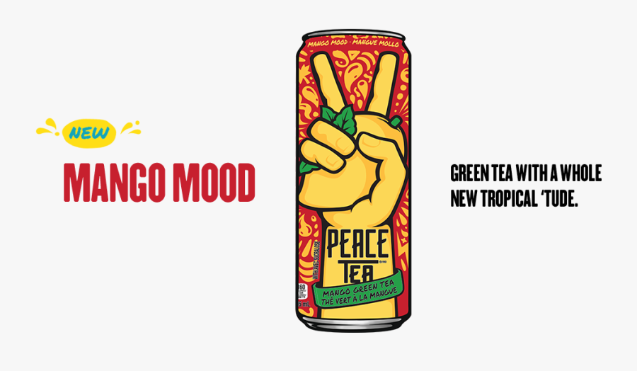 New Mango Mood - Mango Green Tea Peace Tea, Transparent Clipart