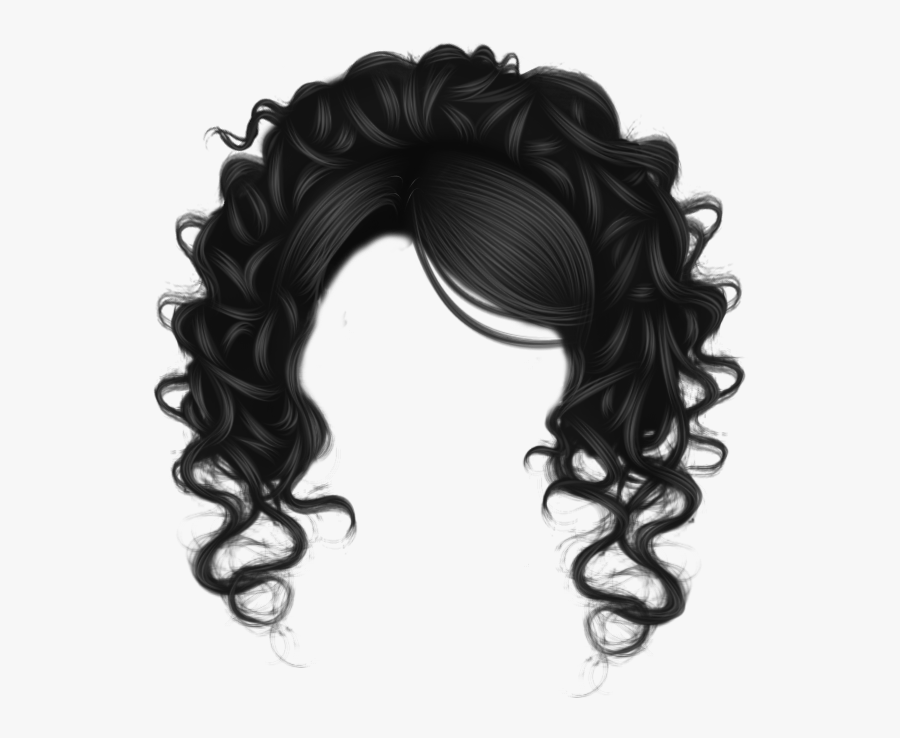 Afro Clipart Toupee - Transparent Background Curly Hair Png, Transparent Clipart