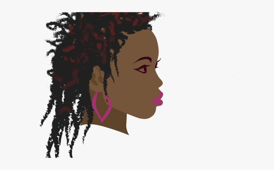 Transparent Afro Hair Clipart - Clipart African Woman With Afro, Transparent Clipart