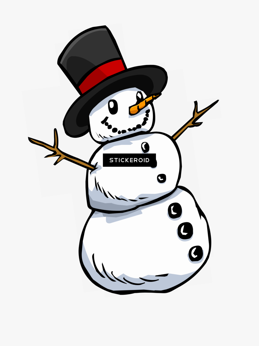 Snowman Clip Art Christmas - Snowman Clipart Transparent Background, Transparent Clipart