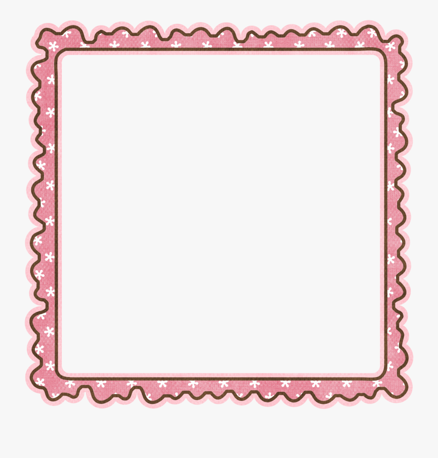 Transparent Baby Girl Clipart Borders - Frame Girl Transparent, Transparent Clipart