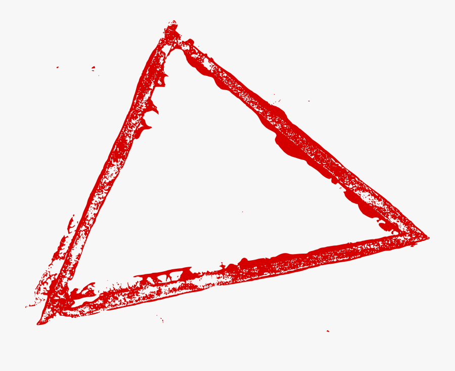 Transparent Triangle Png - Triangle Red Png, Transparent Clipart