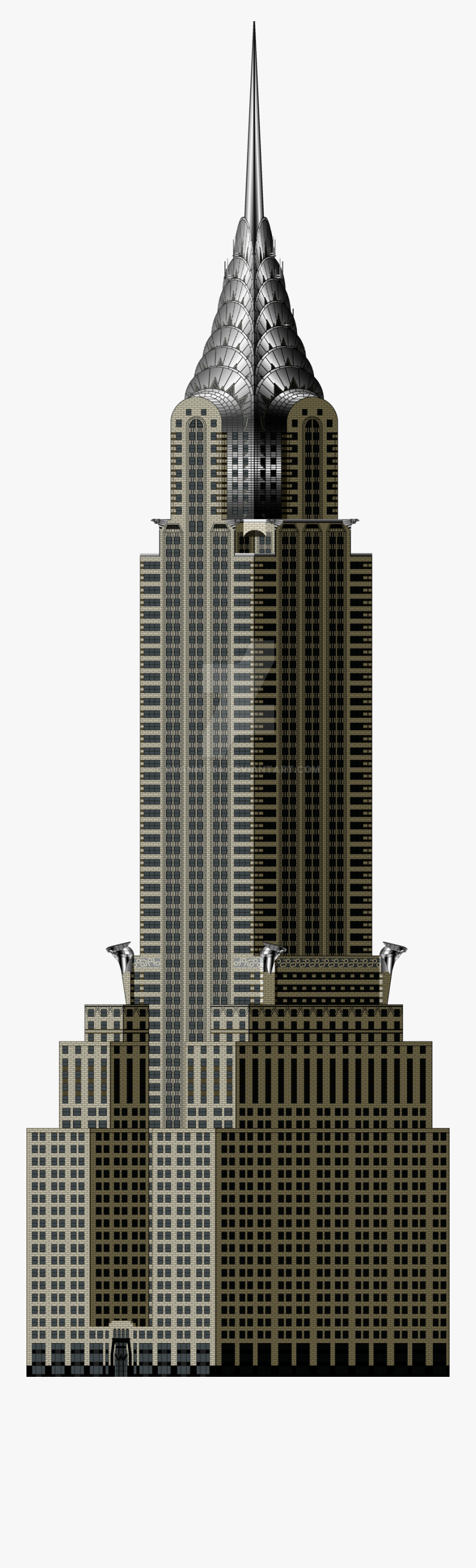 Towers Clipart Big Building - Empire State Building No Background, Transparent Clipart