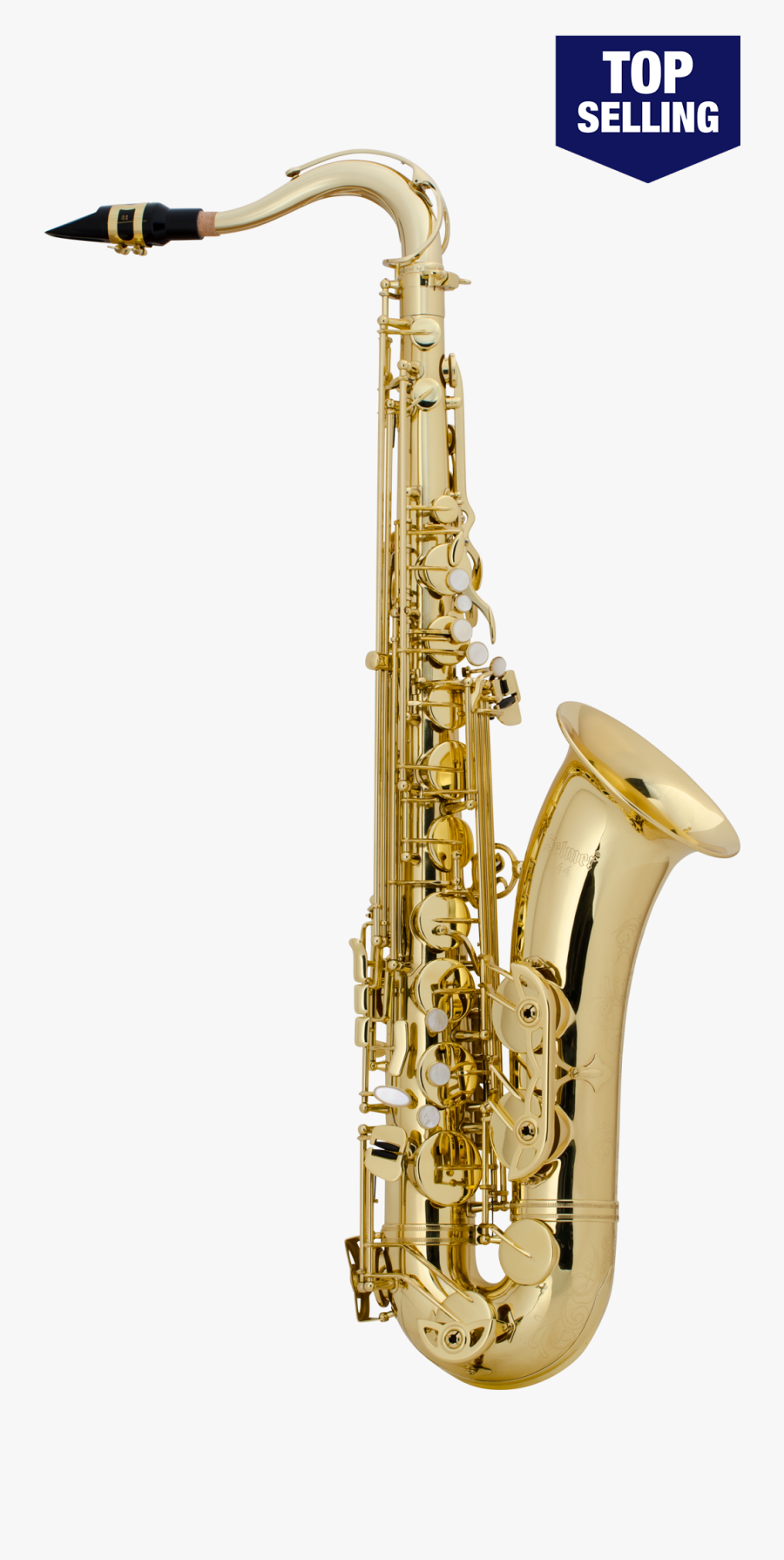 Silver Tenor Saxophone, Transparent Clipart
