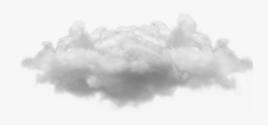 Small Single Cloud - Transparent Background Cloud Png, Transparent Clipart