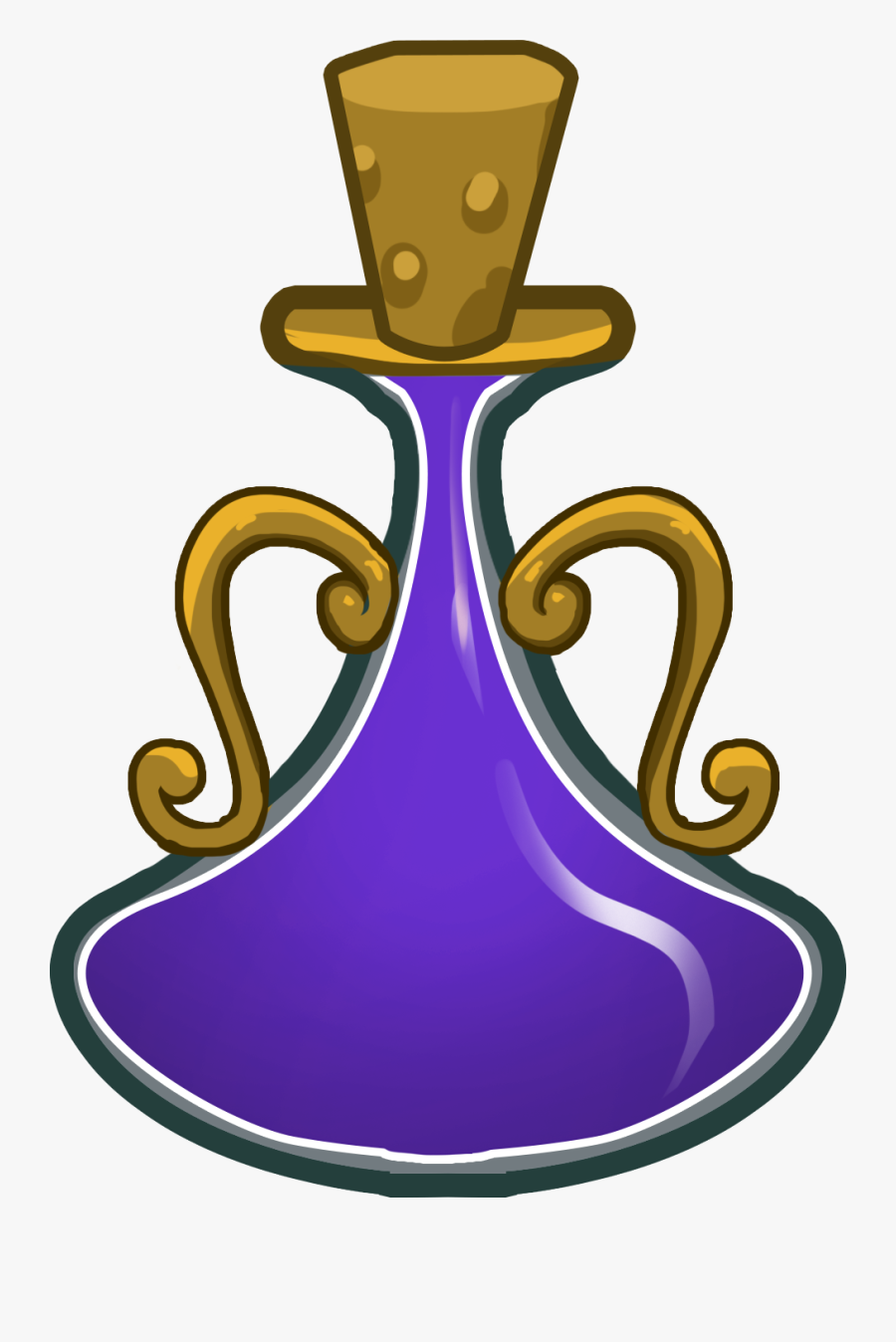 Sample File - Potion Bottles On Transparent Background, Transparent Clipart