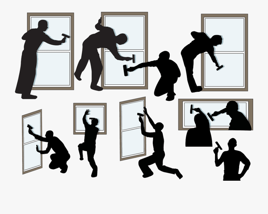 Transparent Window Clipart - Clean Window Silhouette, Transparent Clipart