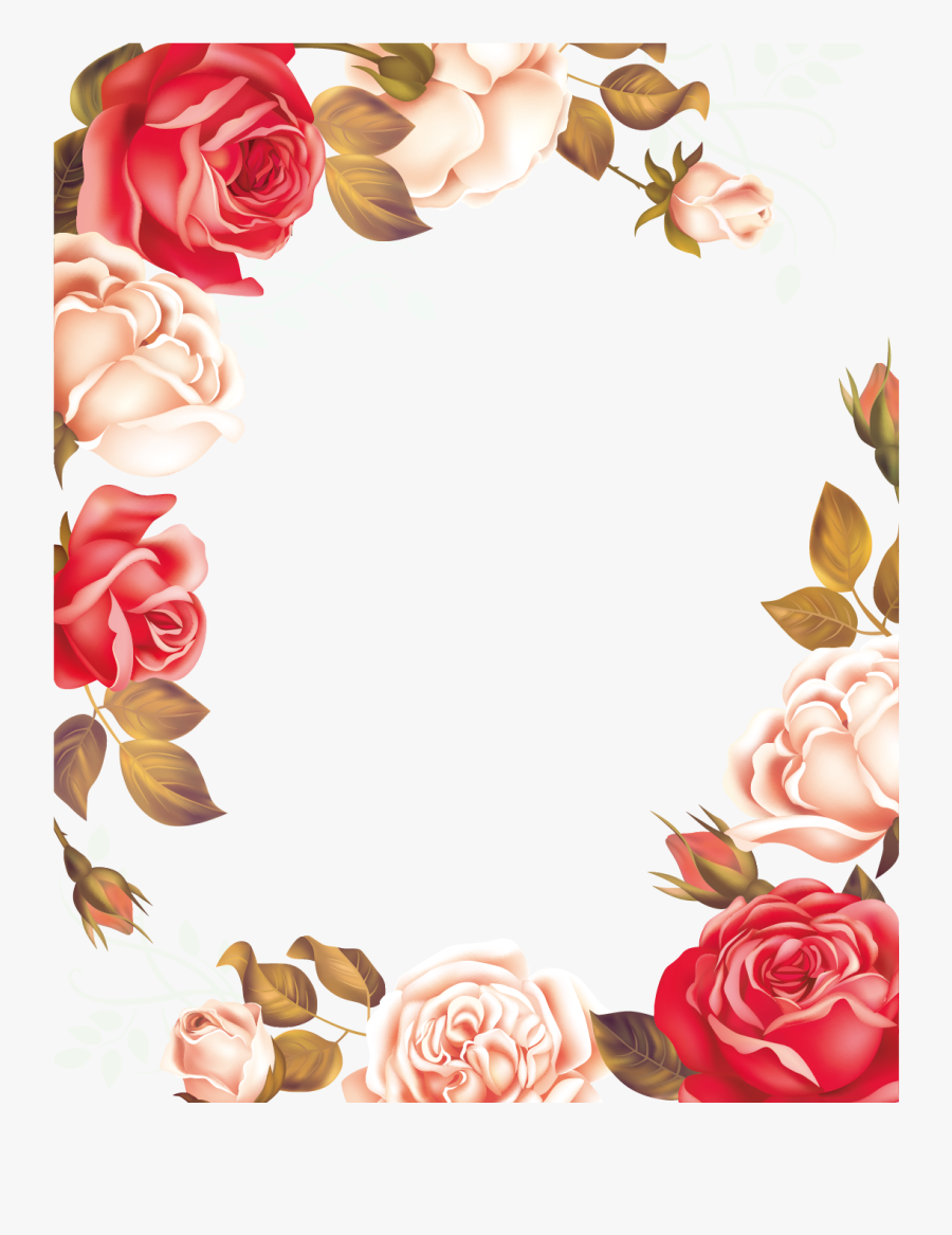 Rose Border Png Download - Sewing Best Wishes, Transparent Clipart