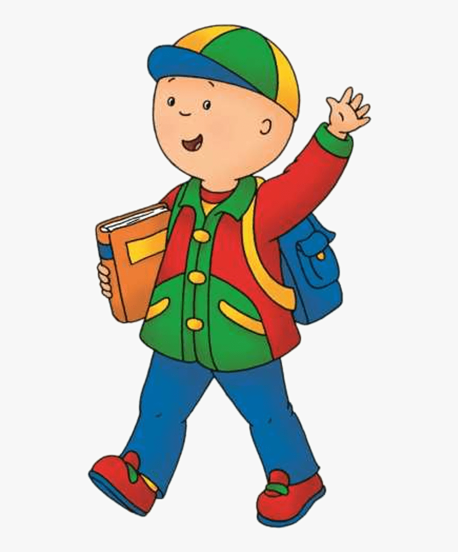 Download Caillou Playing With The Hula Hoop Clipart - Caillou En La Escuela, Transparent Clipart