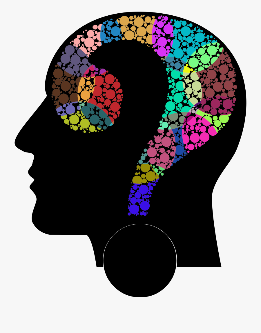 Mind Clipart Head - Colorful Brain Clipart Png, Transparent Clipart