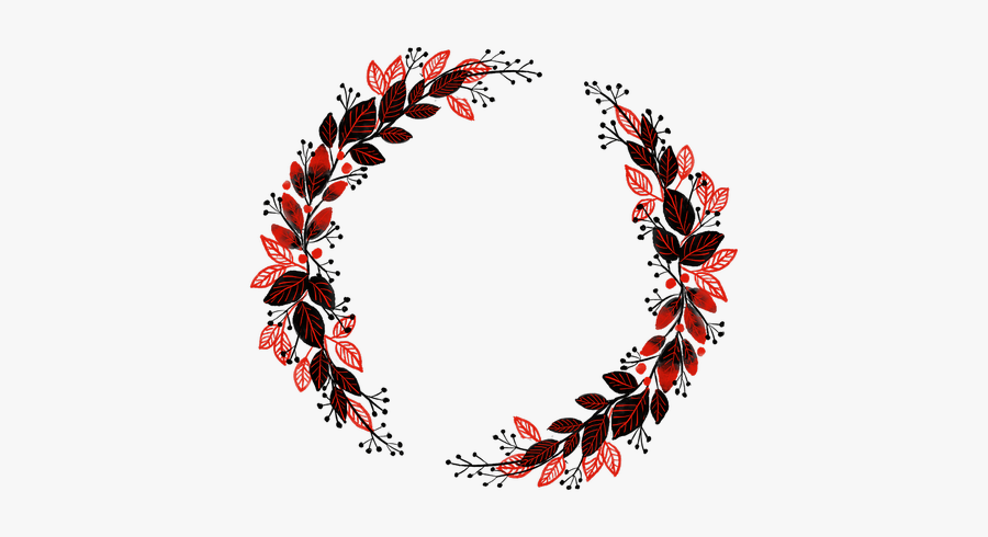 Watercolour Wreath Bouquet Ornament - Coroa De Flores Png, Transparent Clipart