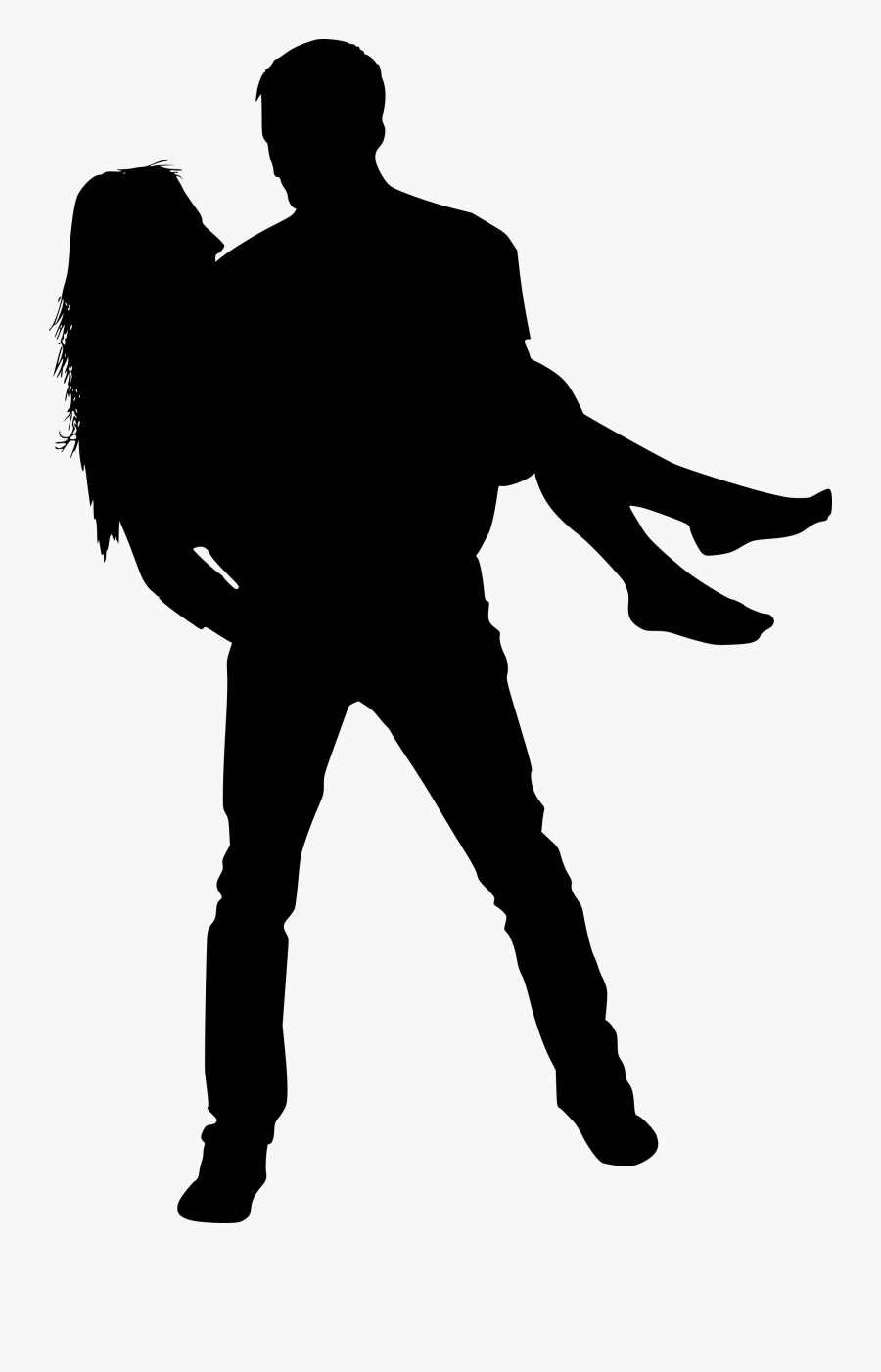 Transparent Man Woman Clipart - Man And Woman Silhouette Png , Free ...