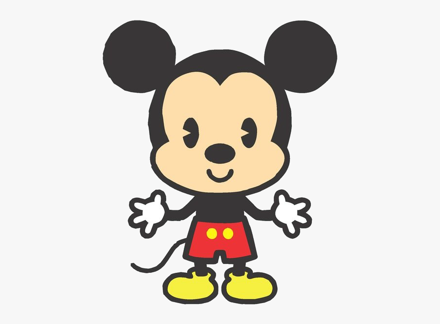 Mickey Clipart Cute - Cute Cartoon Mickey Mouse, Transparent Clipart