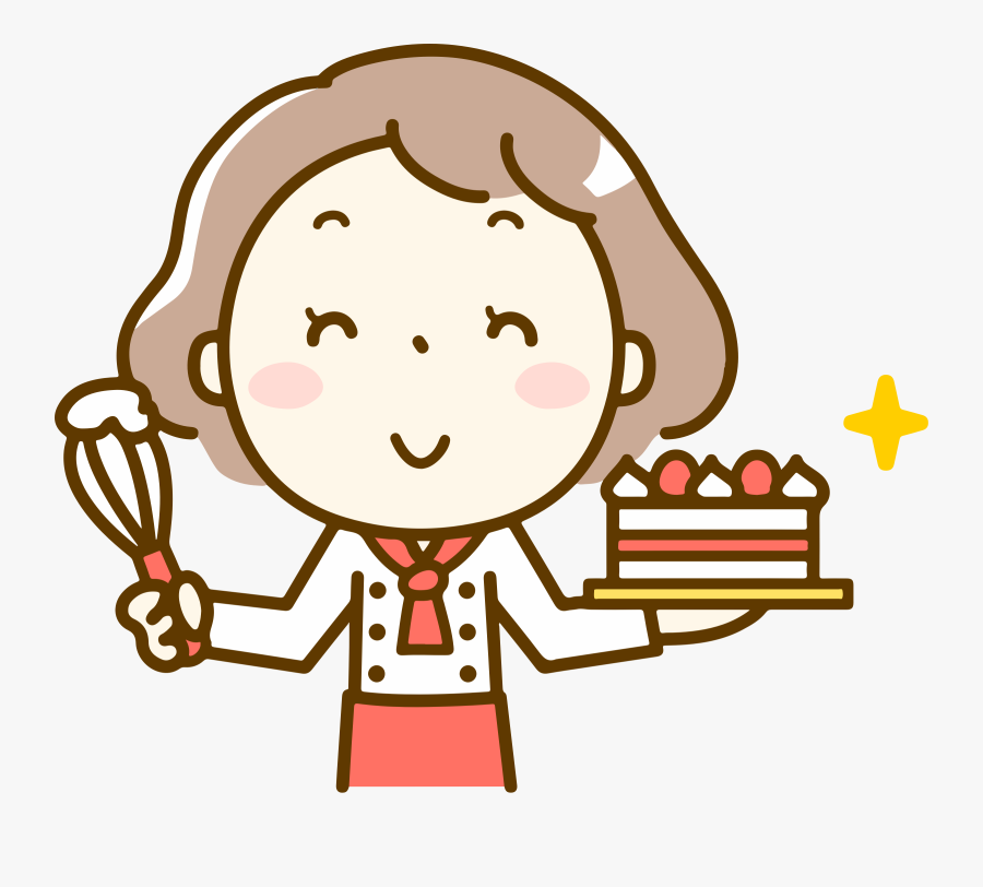 Pastry Chef Clip Art Png Transparent Png , Png Download - Pastry Chef Cartoon Png, Transparent Clipart