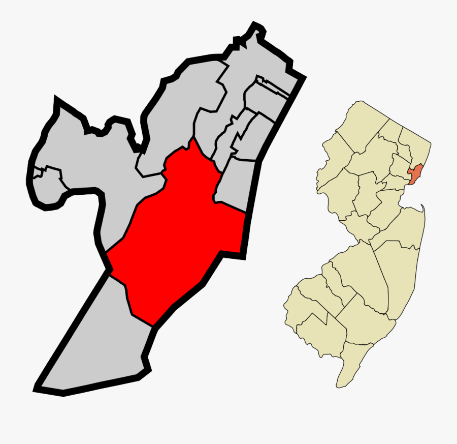 Jersey City, New Jersey - Bayonne Nj On Map, Transparent Clipart