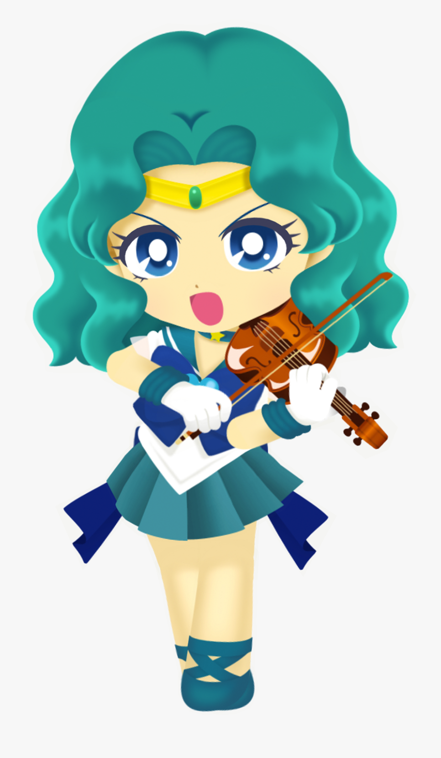 Transparent Sailor Neptune Png - Sailor Moon Drops Sailor Neptune, Transparent Clipart