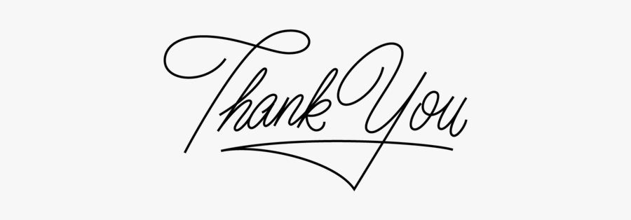 Thank You Logo Png - Thank You Png White, Transparent Clipart