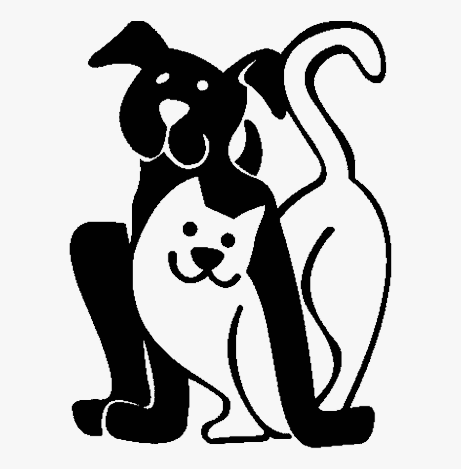 Dog Cat Thank You Clipart Black And White , Free Transparent Clipart