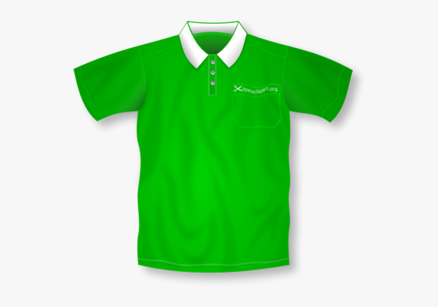 Green Collar Shirt Clipart, Transparent Clipart