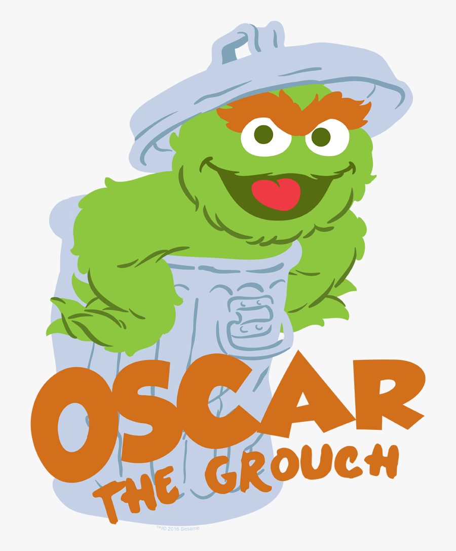 Oscar The Grouch Clipart Transparent - Oscar The Grouch Logo, Transparent Clipart