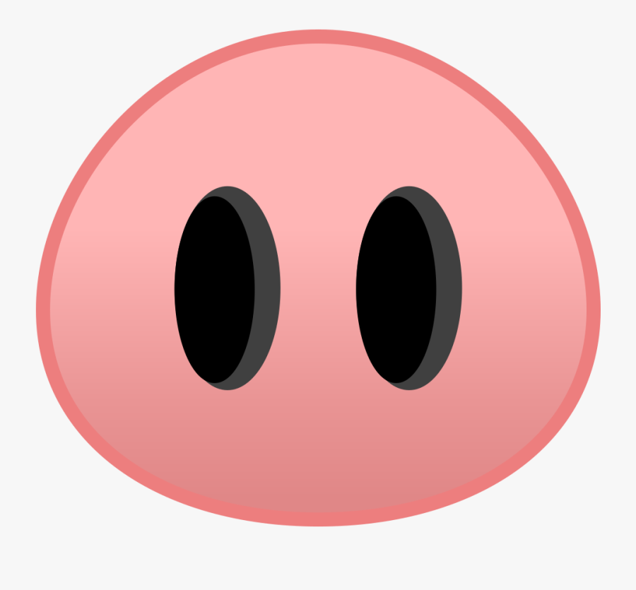 Pig Nose Icon - Pig Nose Emoji, Transparent Clipart