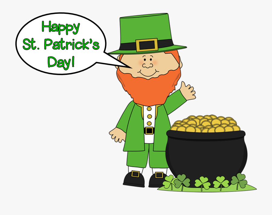 Happy St Patrick's Day. Лепрекон на прозрачном фоне. День Святого Патрика PNG.