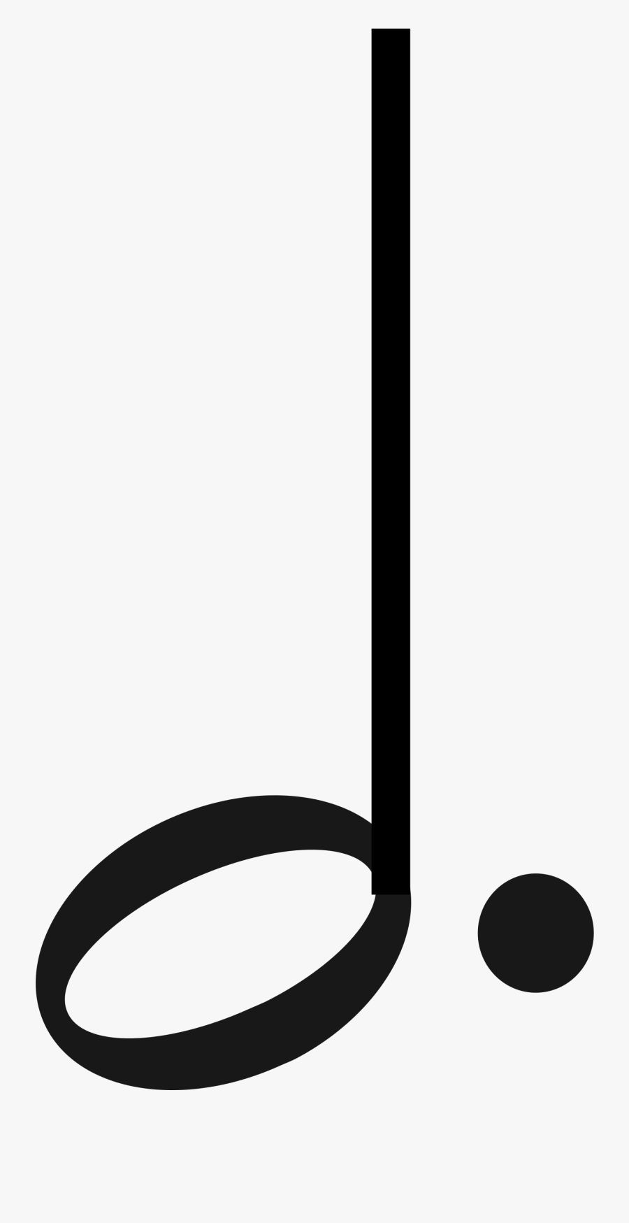Music Dotted Half Note Clipart , Png Download - Music Dotted Half Note, Transparent Clipart