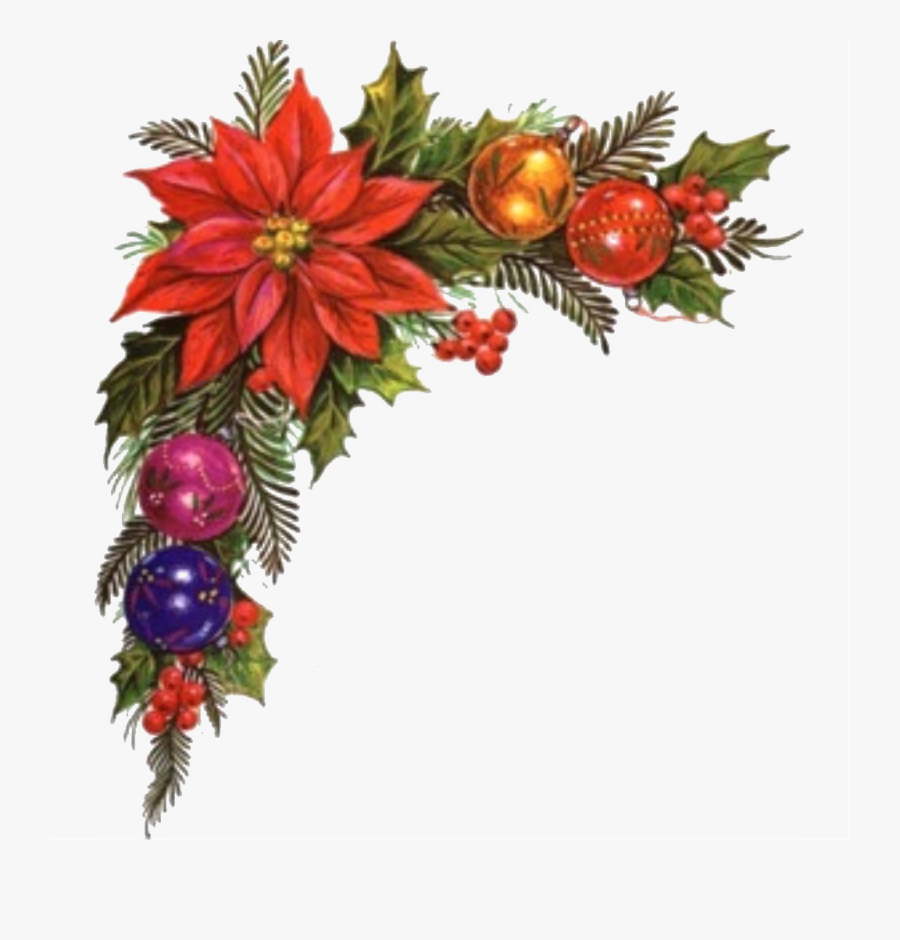 Christmas Corner Decorations Png - Free Christmas Clip Art , Free ...