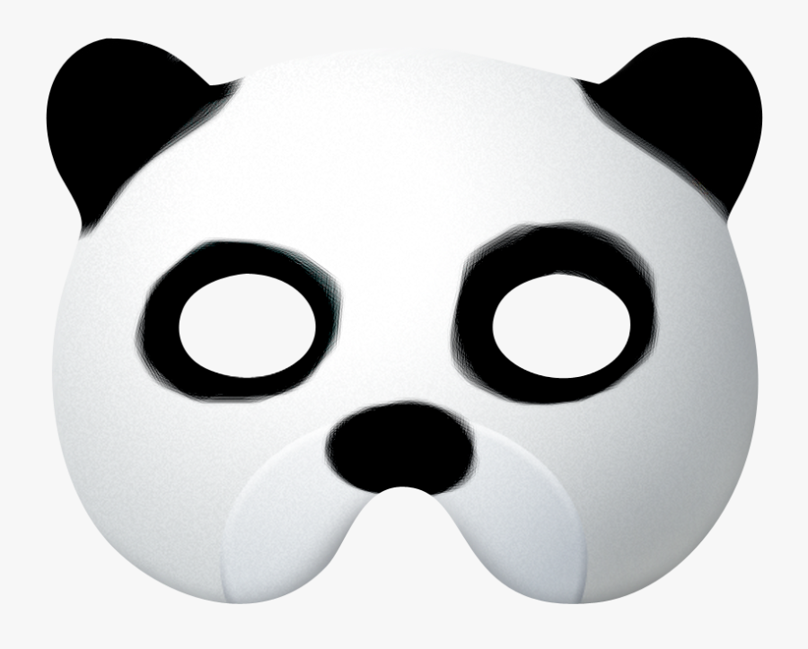 Panda Clipart Mask - Panda Drawing For Mask, Transparent Clipart