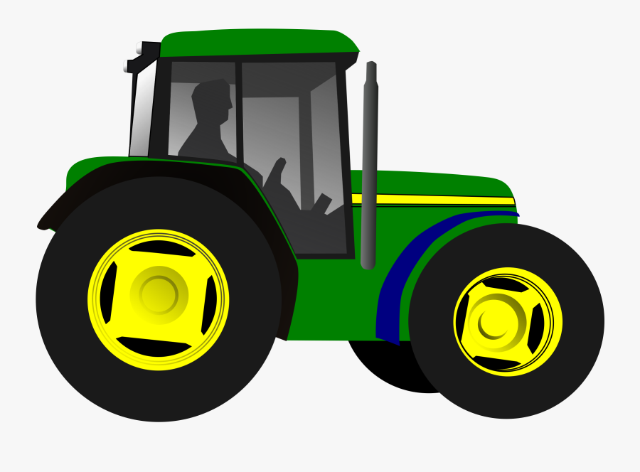 John Deere Tractor Animation, Transparent Clipart