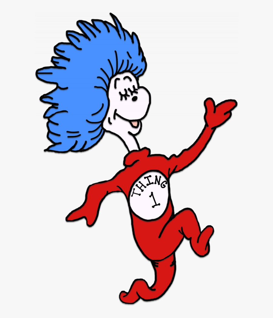 Thing 1 Dr Seuss , Free Transparent Clipart - ClipartKey