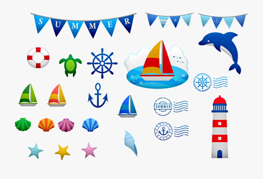 Transparent Banner Clip Art - Transparent Nautical Banner Png, Transparent Clipart