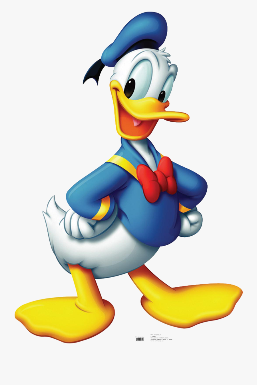Donald Duck Clipart Bow Tie - Duck From Mickey Mouse, Transparent Clipart